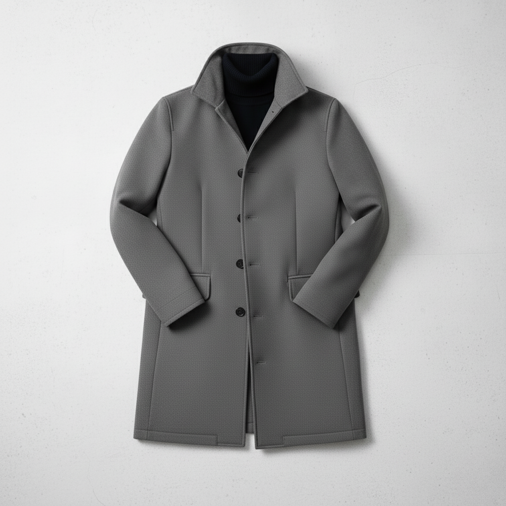 Veste en laine homme à col haut pour l'hiver 6
