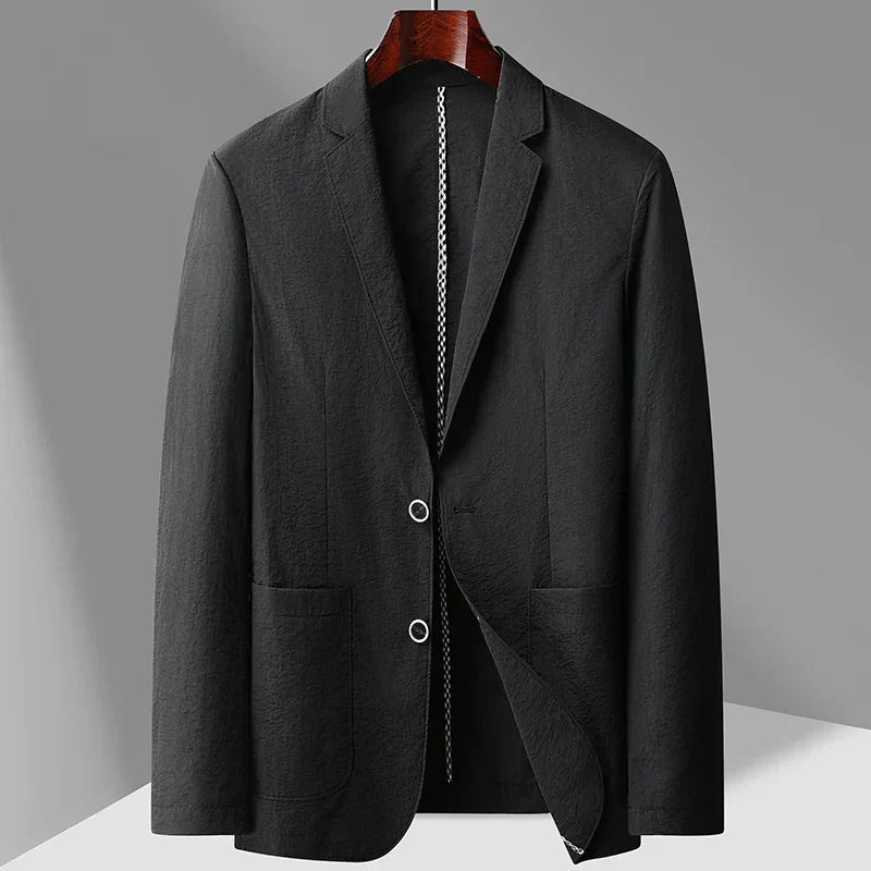 Veste en lin homme légère coupe décontractée 2