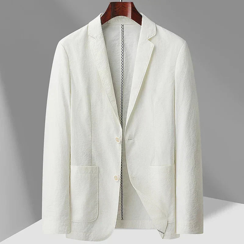 Veste en lin homme légère coupe décontractée 3