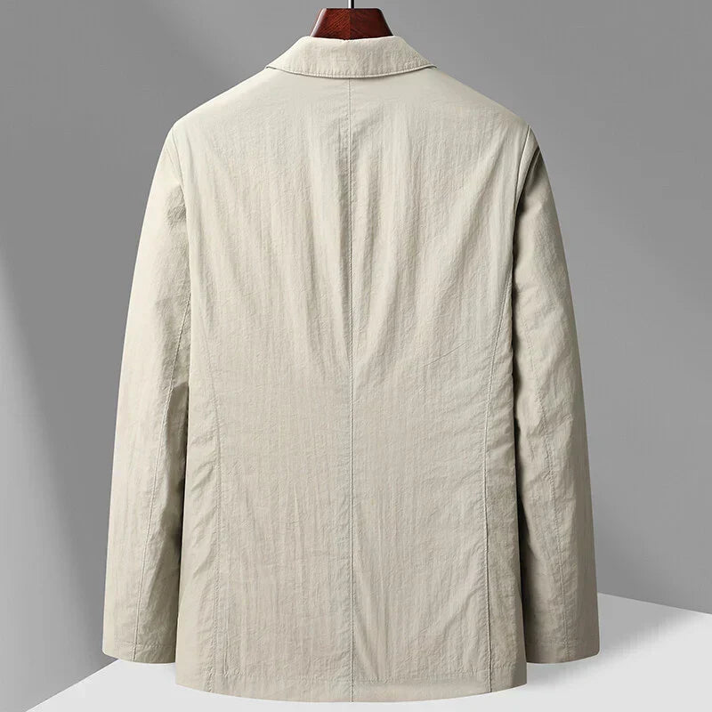 Veste en lin homme légère coupe décontractée 5