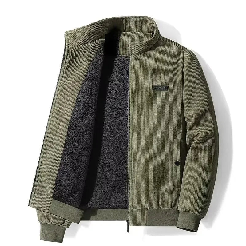 Veste homme en velours côtelé doublée polaire 2