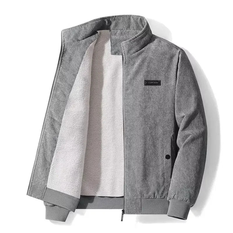 Veste homme en velours côtelé doublée polaire 3