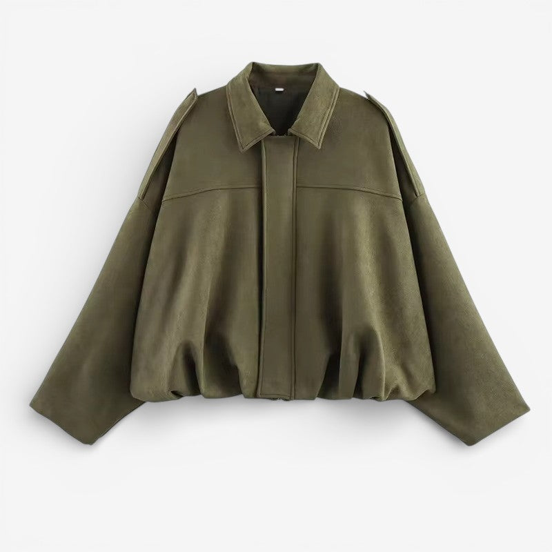 Veste mi-saison femme en polyester à fermeture zippée et col classique 2