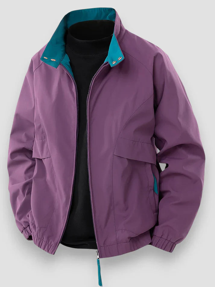 Veste mi-saison homme légère à fermeture éclair et col montant 2