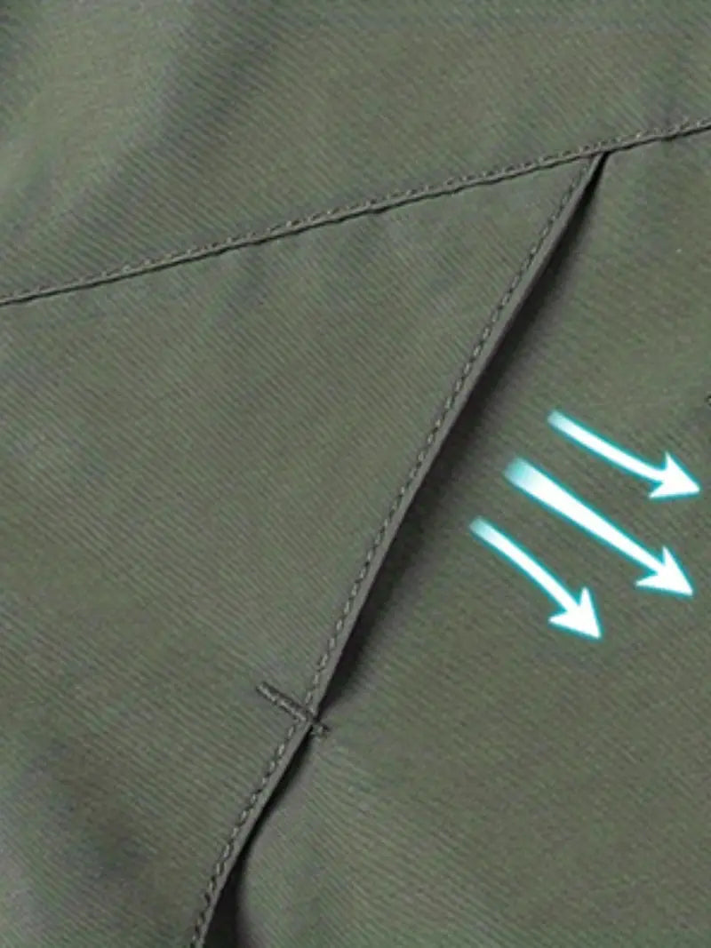 Veste outdoor homme déperlante et coupe-vent respirante à poches 7