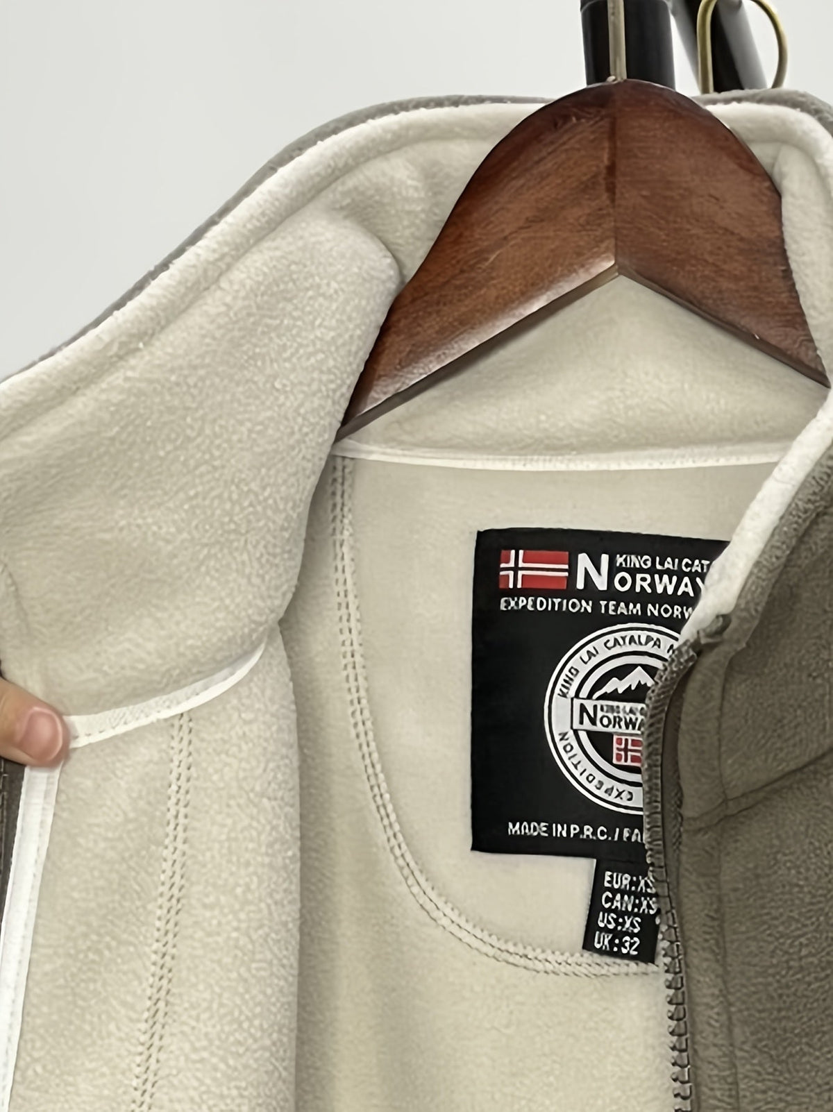 Veste polaire homme légère et chaude à col montant 20