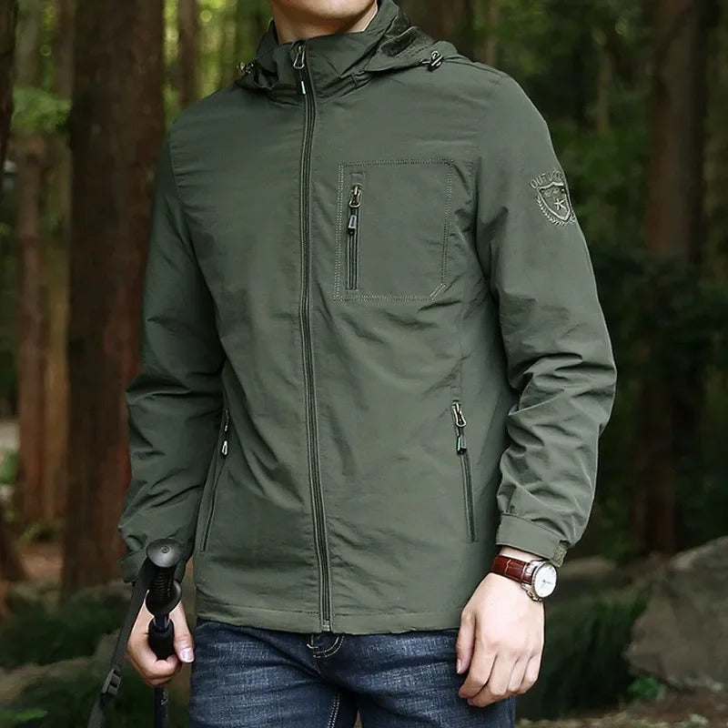 Veste technique homme déperlante coupe-vent 4
