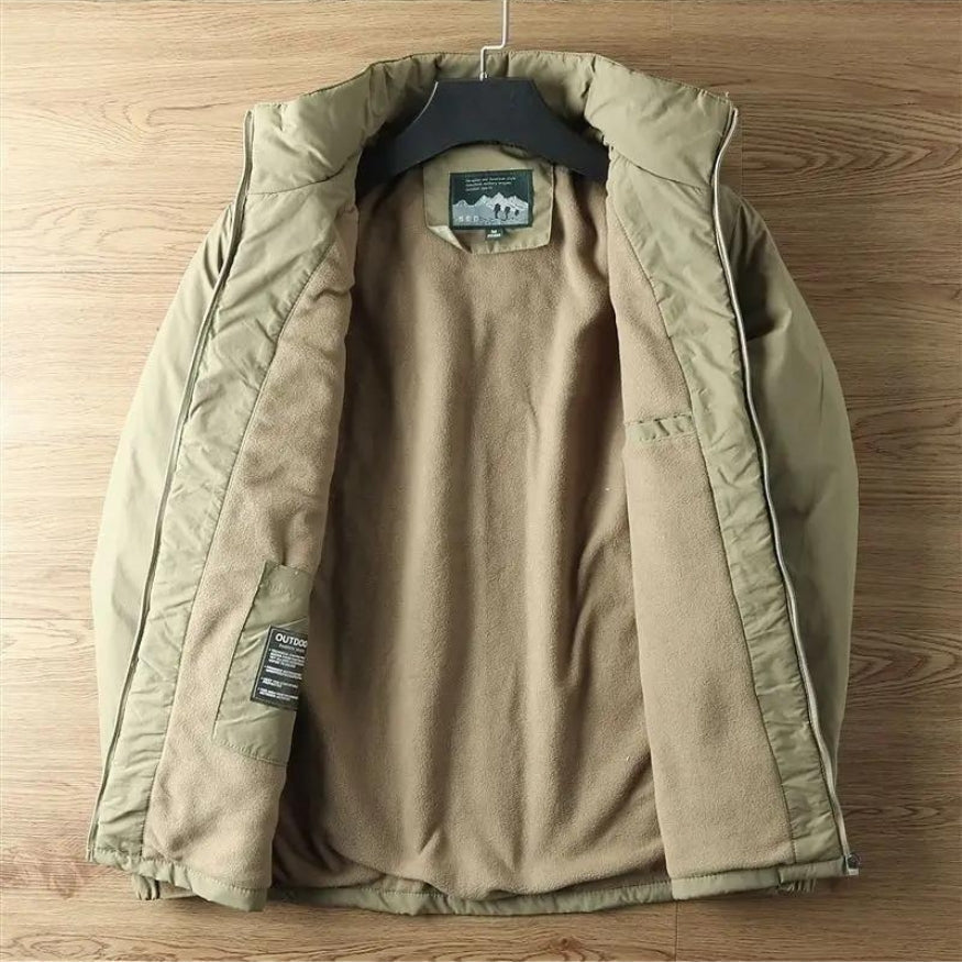 Veste thermique homme à capuche doublée polaire pour l'hiver 7