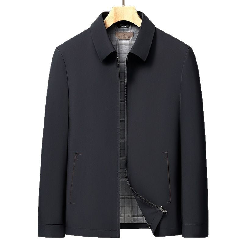 Veste zippée homme légère à col montant pour la mi-saison 5