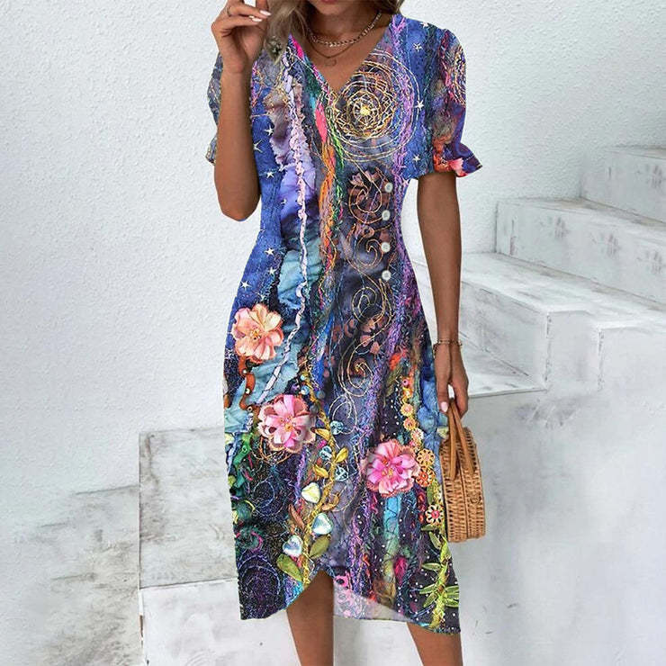 Robe d'été légère et colorée – fraîcheur et féminité pour vos journées ensoleillées